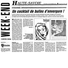 Dauphiné Libéré du 28 novembre 2003