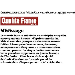 Rock&Folk | Qualité France